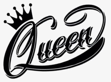 Logo Black And White - Queen En Png, Transparent Png, Transparent PNG