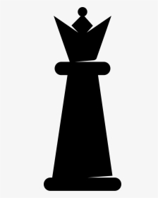 Queen Chess Piece Clipart - Queen Chess Piece Silhouette, HD Png Download, Transparent PNG