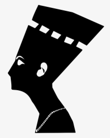 Queen Clipart Vector - Nefertiti Silhouette Png, Transparent Png, Transparent PNG
