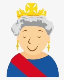 Clip Art Queen Cartoon Images - Queen Of England Cartoon, HD Png Download ,  Transparent Png Image - PNGitem