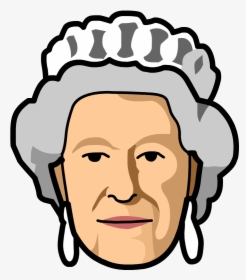 Time Zone X Queen Elizabeth Ii - Cartoon Queen Elizabeth 2, HD Png Download, Transparent PNG