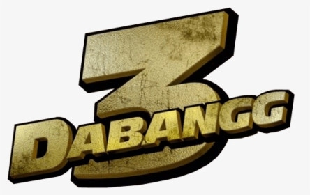 Download Dabangg 3 Text Png In 3d - Dabangg 3 Png, Transparent Png, Transparent PNG