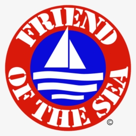 Friend Of Sea Logo 3 By Lucas - Label Friend Of The Sea, HD Png Download, Transparent PNG