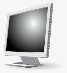 Monitor, Lcd, Screen, Hardware, Video, Flat - Lcd Clip Art, HD Png Download, Transparent PNG