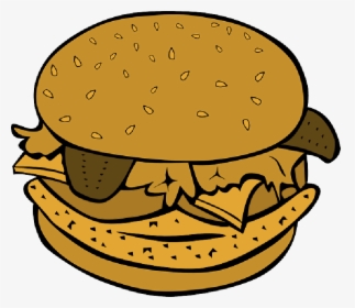 Png Cartoon The Best - Hamburger Clip Art, Transparent Png, Transparent PNG
