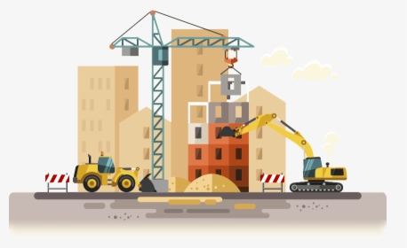 Construction Digital Marketing - Building Construction Clipart, HD Png Download, Transparent PNG
