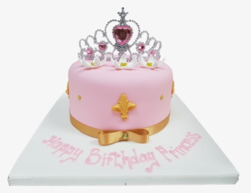 Birthday Cake , Png Download - Princess Tiara Birthday Cake, Transparent Png, Transparent PNG