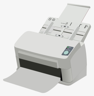 Printer,angle,electronic Device - Scanner Clipart, HD Png Download, Transparent PNG