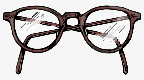 Specs, Glasses, Spectacles, Eyes, Brown, Frames - Glasses Transparent Drawing, HD Png Download, Transparent PNG