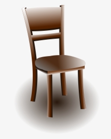 Wooden Chair Png -light Brown Chair - Clipart Wooden Chair Png, Transparent Png, Transparent PNG