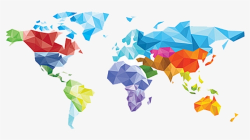 World Map Low Poly, HD Png Download, Transparent PNG