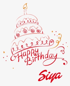 Piya Happy Birthday Vector Cake Name Png - Happy Birthday Talib Cake, Transparent Png, Transparent PNG