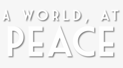 A World At Peace Logo - Poster, HD Png Download, Transparent PNG
