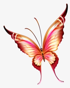 Красивые Рисованные Бабочки В Png, Transparent Png, Transparent PNG