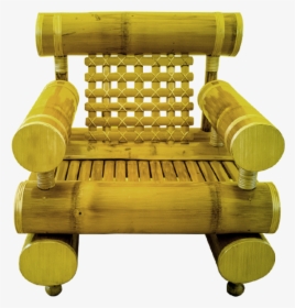 Keko Bamboo Set Of 2 Single Seat And 1 Triple Seat - Bench, HD Png Download, Transparent PNG