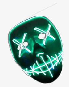 New Editing Png For Edits - Neon Hacker Mask Png, Transparent Png, Transparent PNG