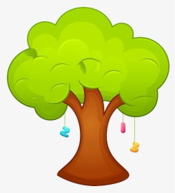 Cartoon Clip Art - Transparent Tree Cartoon Png, Png Download, Transparent PNG