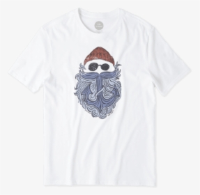 Men S Salty Anchor Beard Smooth Tee - Polo Bear T Shirt, HD Png Download, Transparent PNG