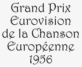 Clip Art How To Choose A - Eurovision Song Contest 1956, HD Png Download, Transparent PNG