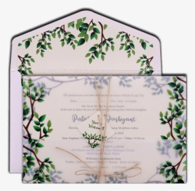 Wedding Cards With Transparent Paper, HD Png Download, Transparent PNG