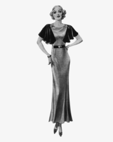 Clip Art 30s Fashion - 1930's Fashion Transparent, HD Png Download, Transparent PNG
