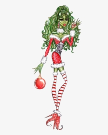 #fashion #christmas #grinch, HD Png Download, Transparent PNG