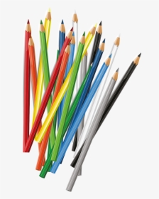 Creative Color Pencil - Free Coloured Pencils Png, Transparent Png, Transparent PNG