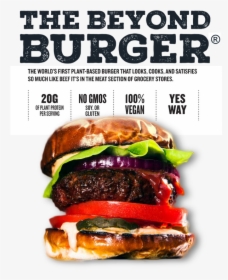 Beyond Burger Nutritional Info, HD Png Download, Transparent PNG