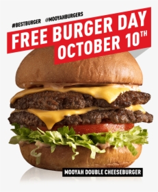 Free Burger Day - Free Burger, HD Png Download, Transparent PNG