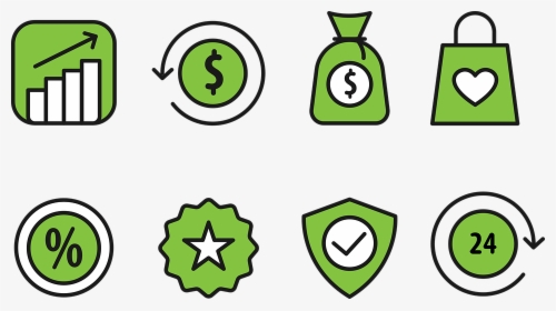 Money, Green Icon, Profit - Economic Systems, HD Png Download, Transparent PNG