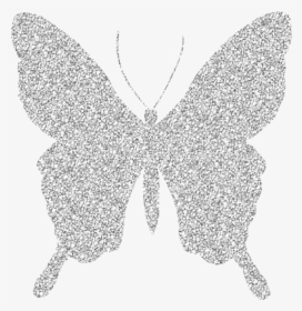 #butterfly #butterflies #glitter #sparkle #pastel - Butterfly Glitter, HD Png Download, Transparent PNG