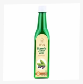Jiva Karela Jamun Juice - Glass Bottle, HD Png Download, Transparent PNG