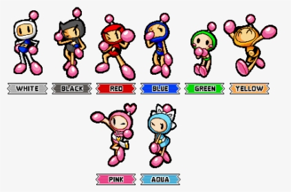 Pixel Bomberman R Sa3 Character Select Style By Caitlinthestargirl - Green Super Bomberman R Character, HD Png Download, Transparent PNG
