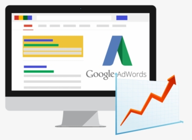 Adword Icon With Example Of Serp - Google Adwords, HD Png Download, Transparent PNG
