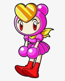 Super Bomberman Pretty Bomber , Png Download - Pretty Bomber Girl And Bomberman, Transparent Png, Transparent PNG