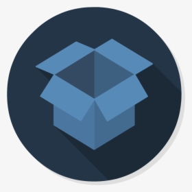 Dropbox Icon Vector - Box Flat Design Png, Transparent Png, Transparent PNG