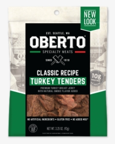 Turkey-tenders - Oberto Butchers Cut Bacon Jerky, HD Png Download, Transparent PNG