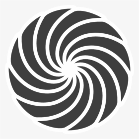 James Bond Spiral Gun Barrel Sequence Sticker - James Bond Spiral, HD Png Download, Transparent PNG