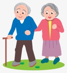 Elderly Cartoon Png - Old People Vector Png, Transparent Png, Transparent PNG