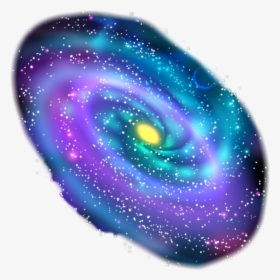 #color #spiral #galaxy #stars #turkis #pink #beautiful - Galaxy, HD Png Download, Transparent PNG