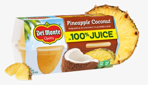 Pineapple In 100% Coconut Flavored Juice, Fruit Cup® - Mango And Pineapple Fruit Cup, HD Png Download, Transparent PNG