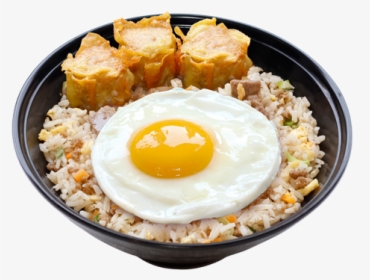 Fried Siomai With Rice And Egg, HD Png Download, Transparent PNG