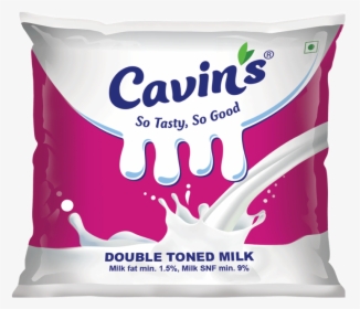 Double Toned Milk - Cavins Milk Packet, HD Png Download, Transparent PNG