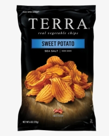 Potato Chip Png - Terra Sweet Potato Chips Sea Salt, Transparent Png, Transparent PNG