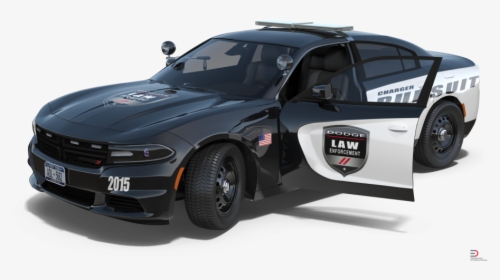 3 Dodge Charger Police Car Rigged Royalty-free 3d Model - Charger Police Png, Transparent Png, Transparent PNG