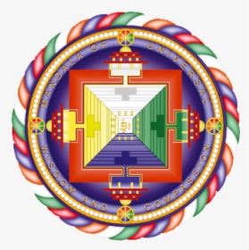 Mandala Universal Compassion Wisdom 900 - Marie Reine De La Paix, HD Png Download, Transparent PNG