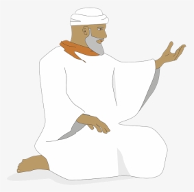 Man, Wisdom, Spirituality, Islam, Muslim, Arab, Person - Illustration, HD Png Download, Transparent PNG