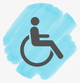 Type E Web Icon - Someone In A Wheelchair, HD Png Download, Transparent PNG