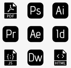 File Type Set - Workplace Icons, HD Png Download, Transparent PNG