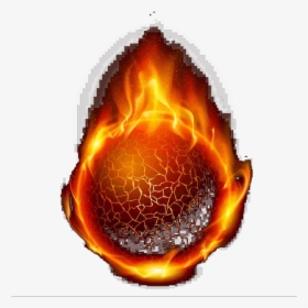 Bola De Fuego Png Svg Free Stock , Png Download - Red Fire Ball Png, Transparent Png, Transparent PNG